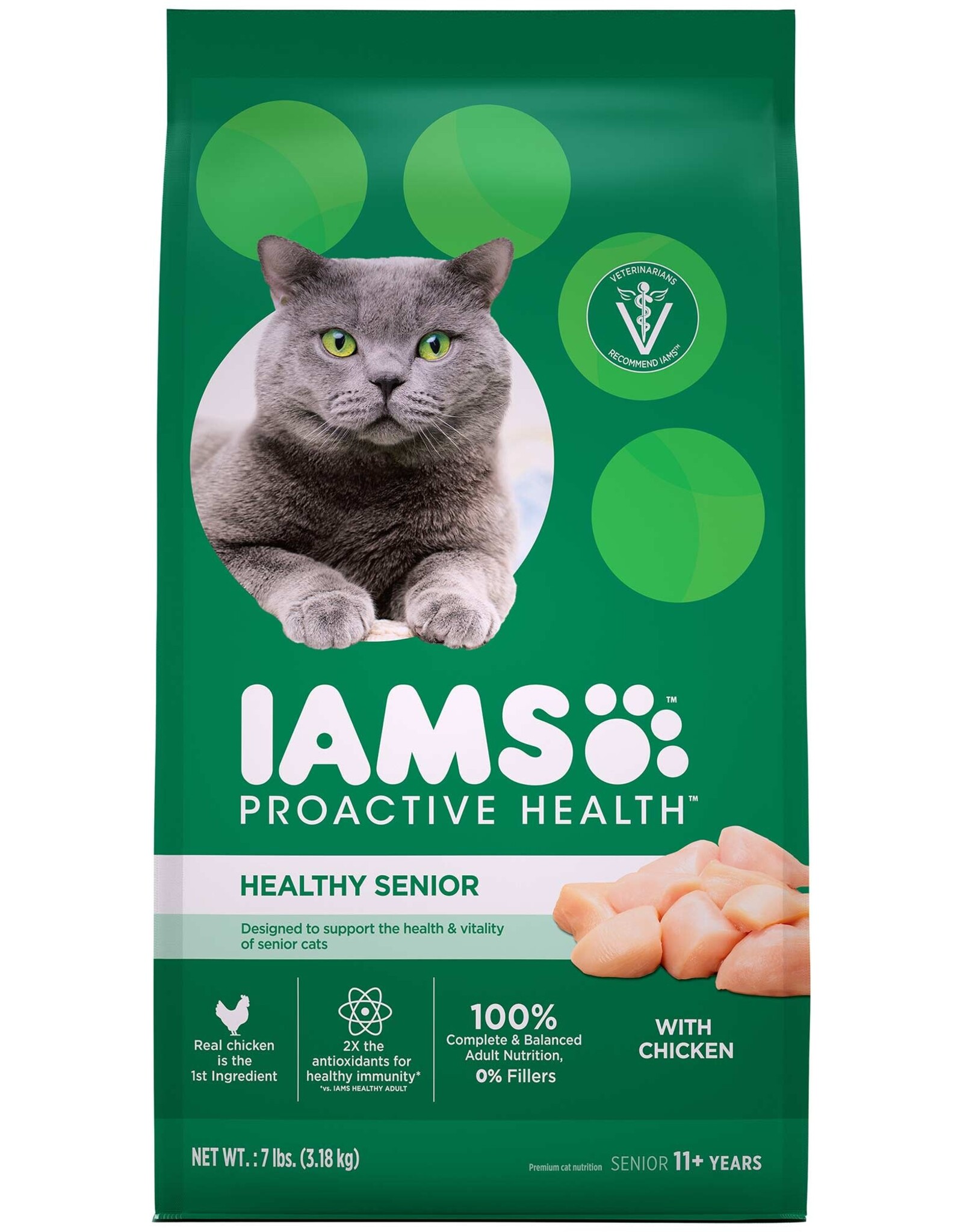 Iams Iams Proactive Health Chicken Senior Dry Cat Food - 7 lb