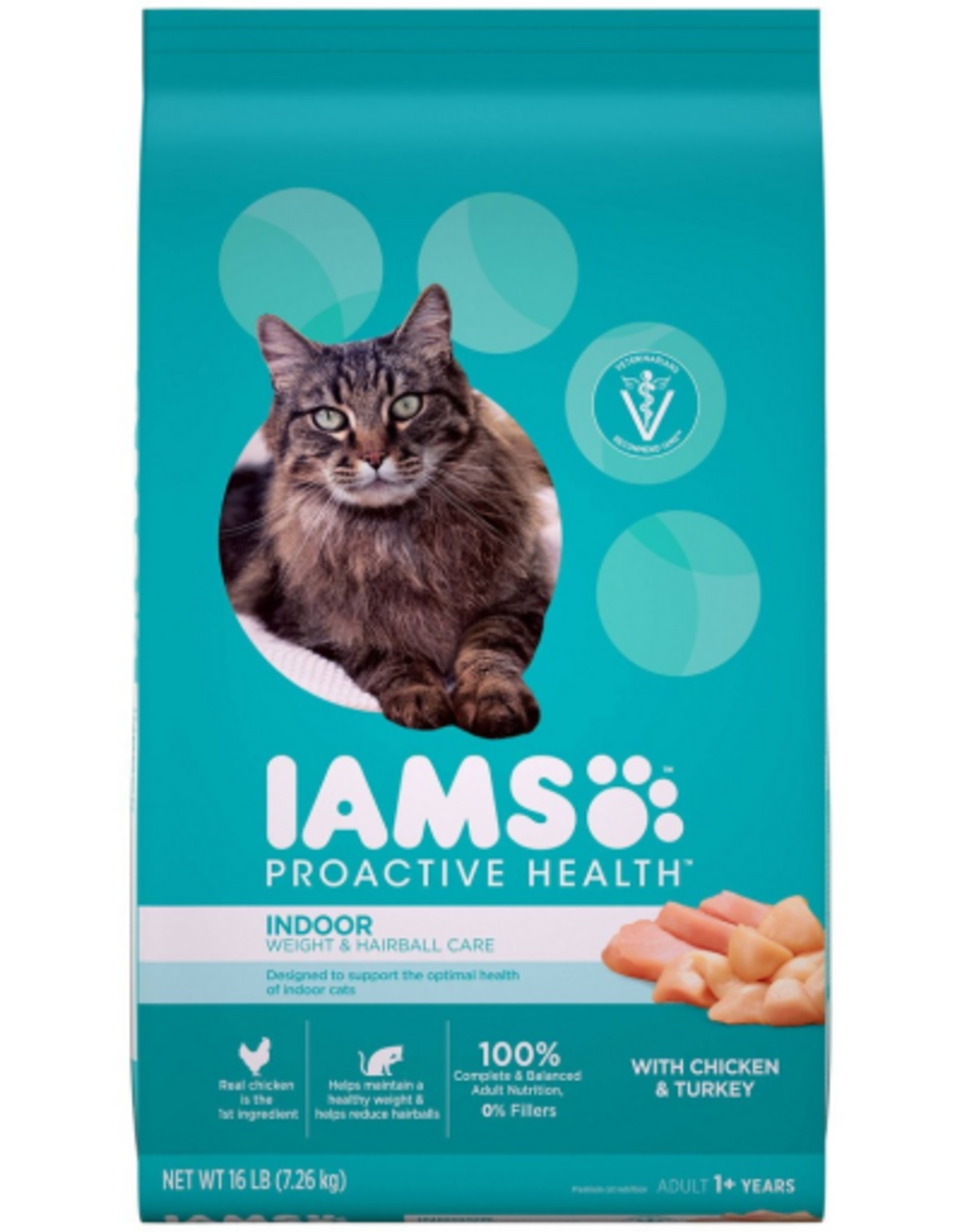 Iams Iams Proactive Health Indoor Weight & Hairball Care Dry Cat Food - 16 lb