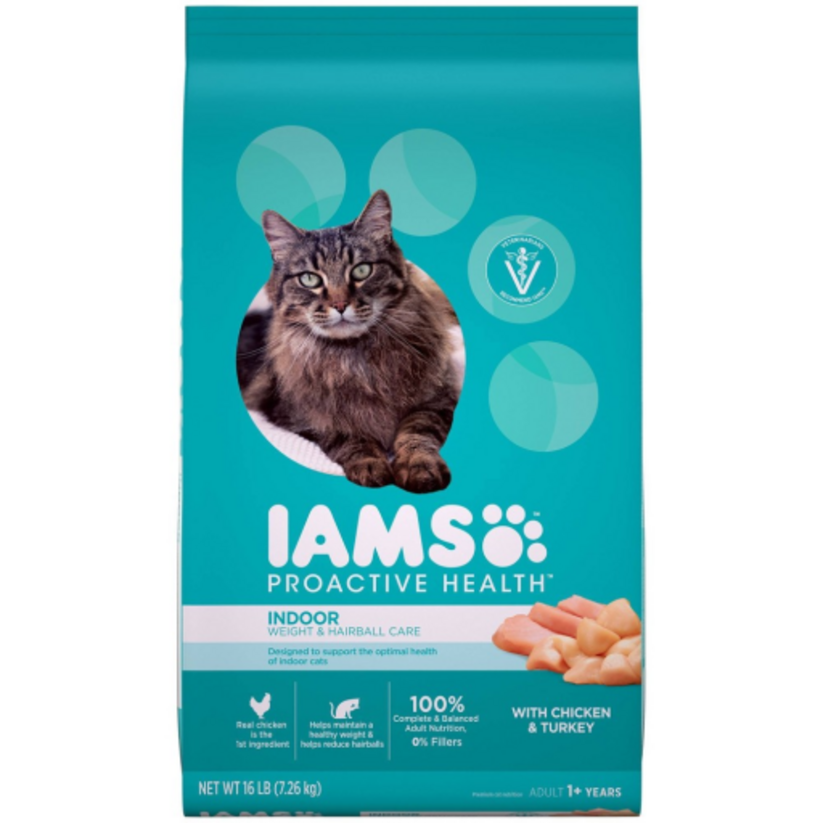 Iams Iams Proactive Health Indoor Weight & Hairball Care Dry Cat Food - 16 lb