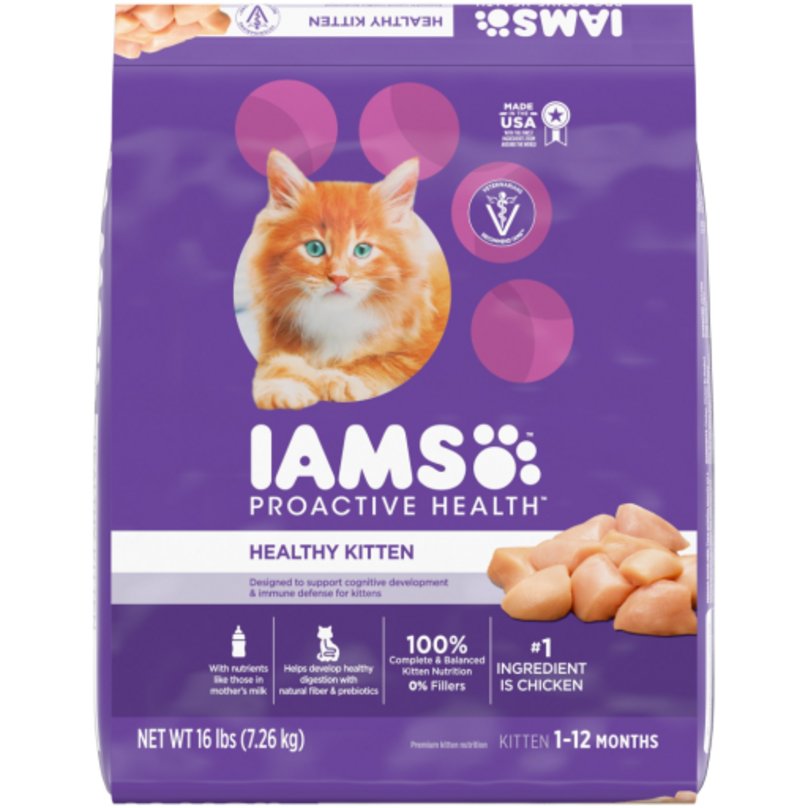 Iams Iams Proactive Health Kitten Chicken Dry Cat Food - 16 lb