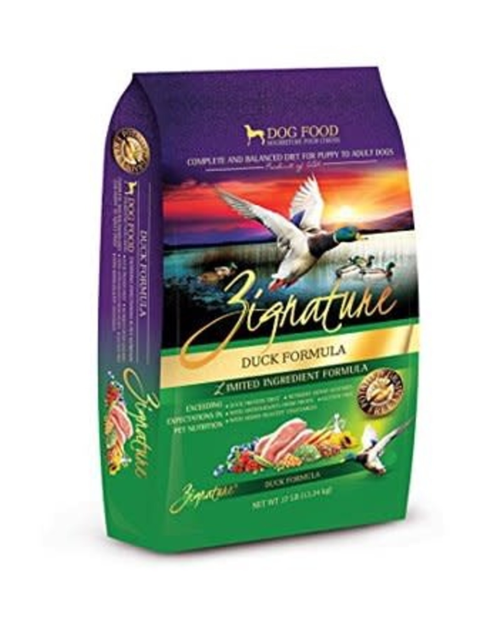 Zignature Zignature Original Duck Formula Dry Dog Food - 12.5 lb