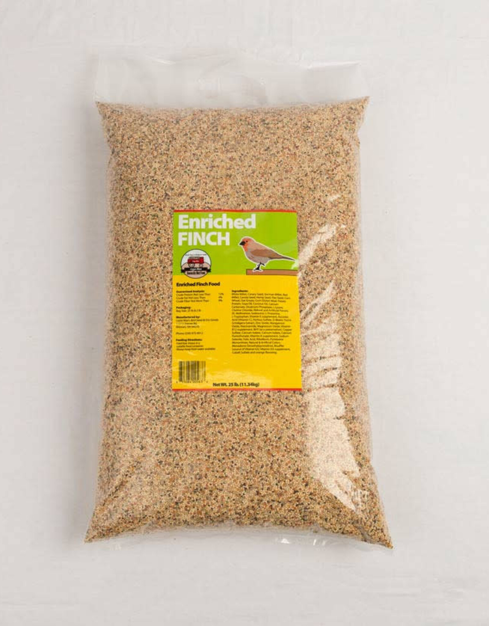 Lizzie Mae Lizzie Mae Enriched Finch Food - 25 lb