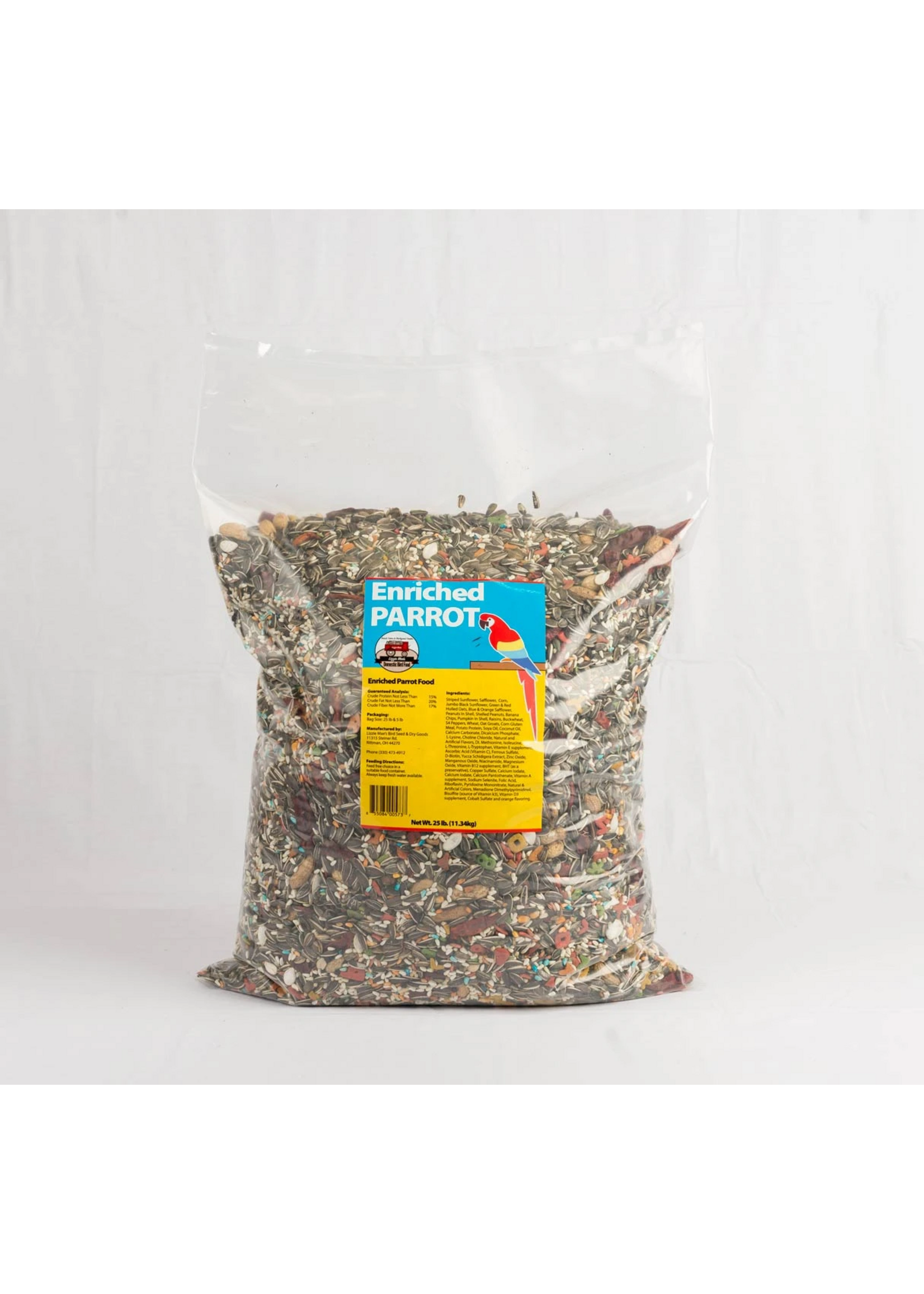 Lizzie Mae Lizzie Mae Enriched Parrot Food - 25 lb