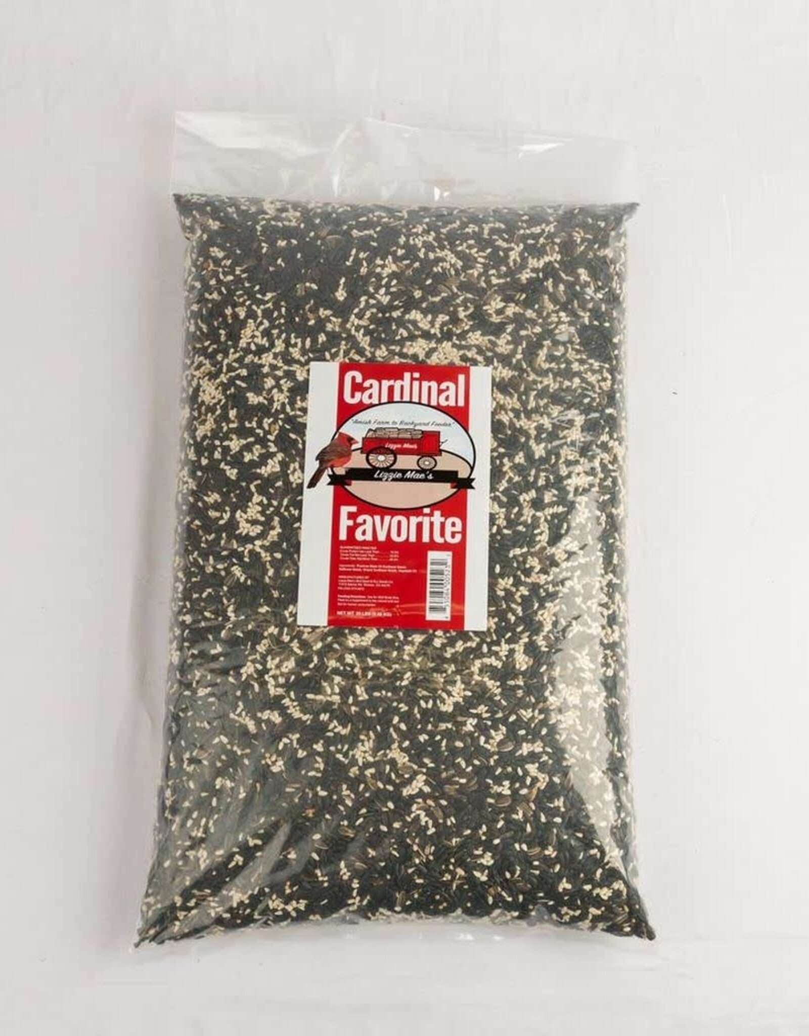 Lizzie Mae Lizzie Mae's Cardinal Favorite Wild Bird Seed Blend - 20 lb