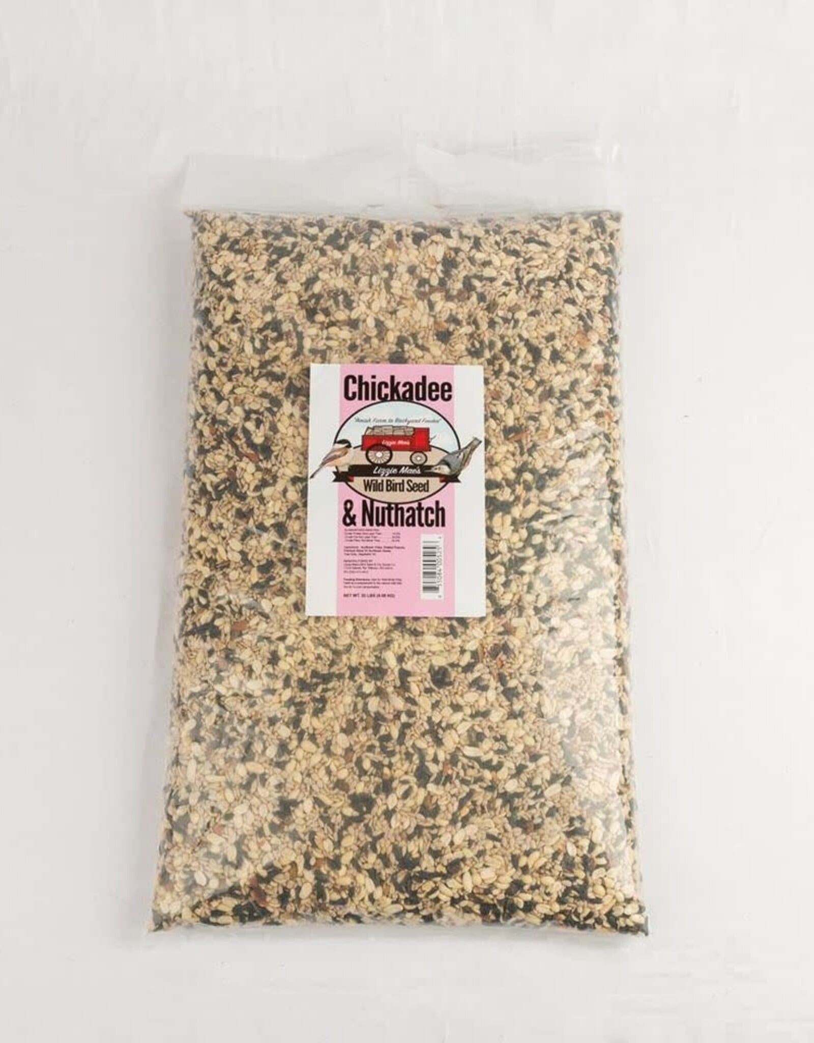 Lizzie Mae Lizzie Mae's Chickadee & Nuthatch Favorite Wild Bird Seed Blend - 20 lb