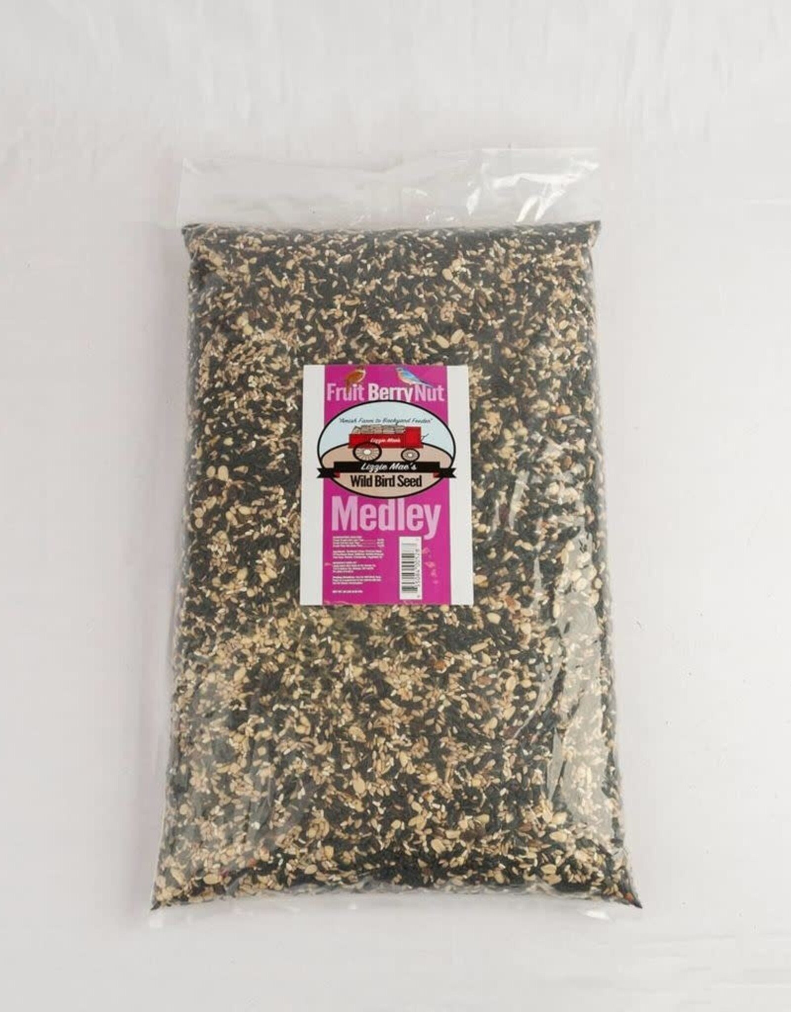 Lizzie Mae Lizzie Mae's Fruit Berry Nut Medley Wild Bird Seed Blend - 20 lb