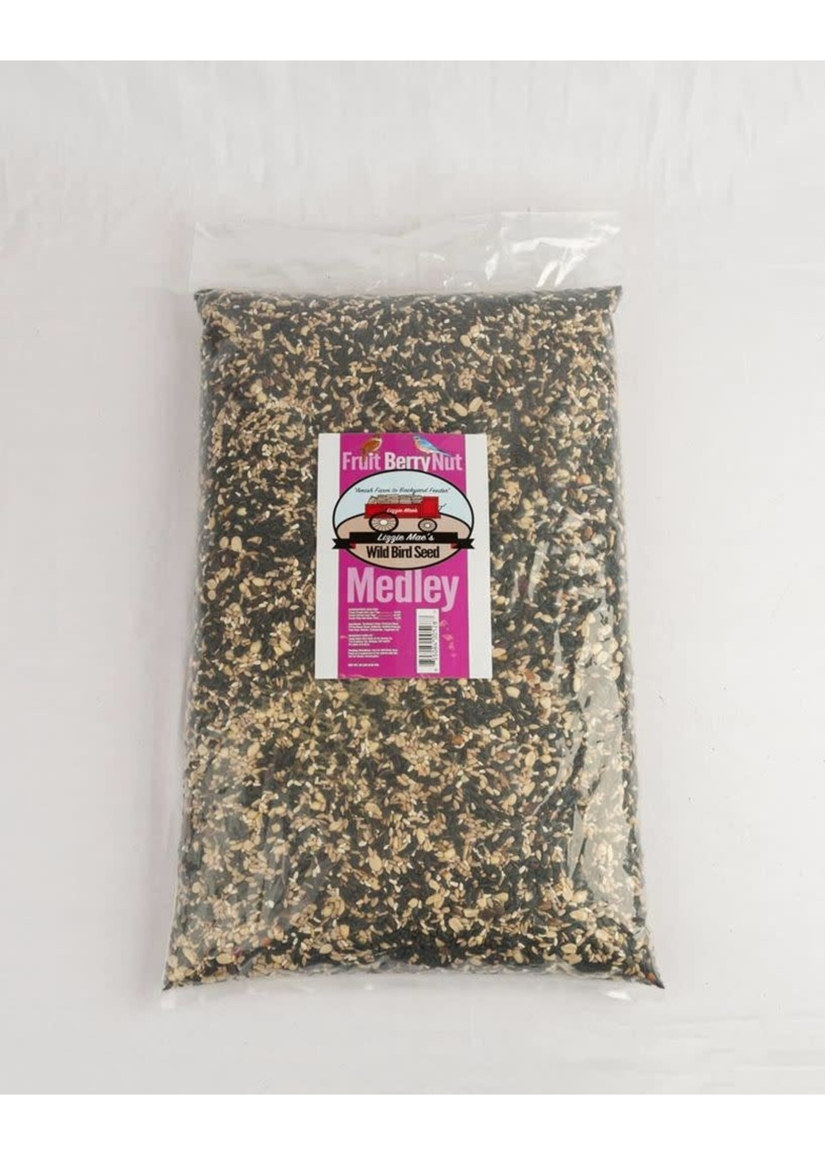 Lizzie Mae Lizzie Mae's Fruit Berry Nut Medley Wild Bird Seed Blend - 20 lb
