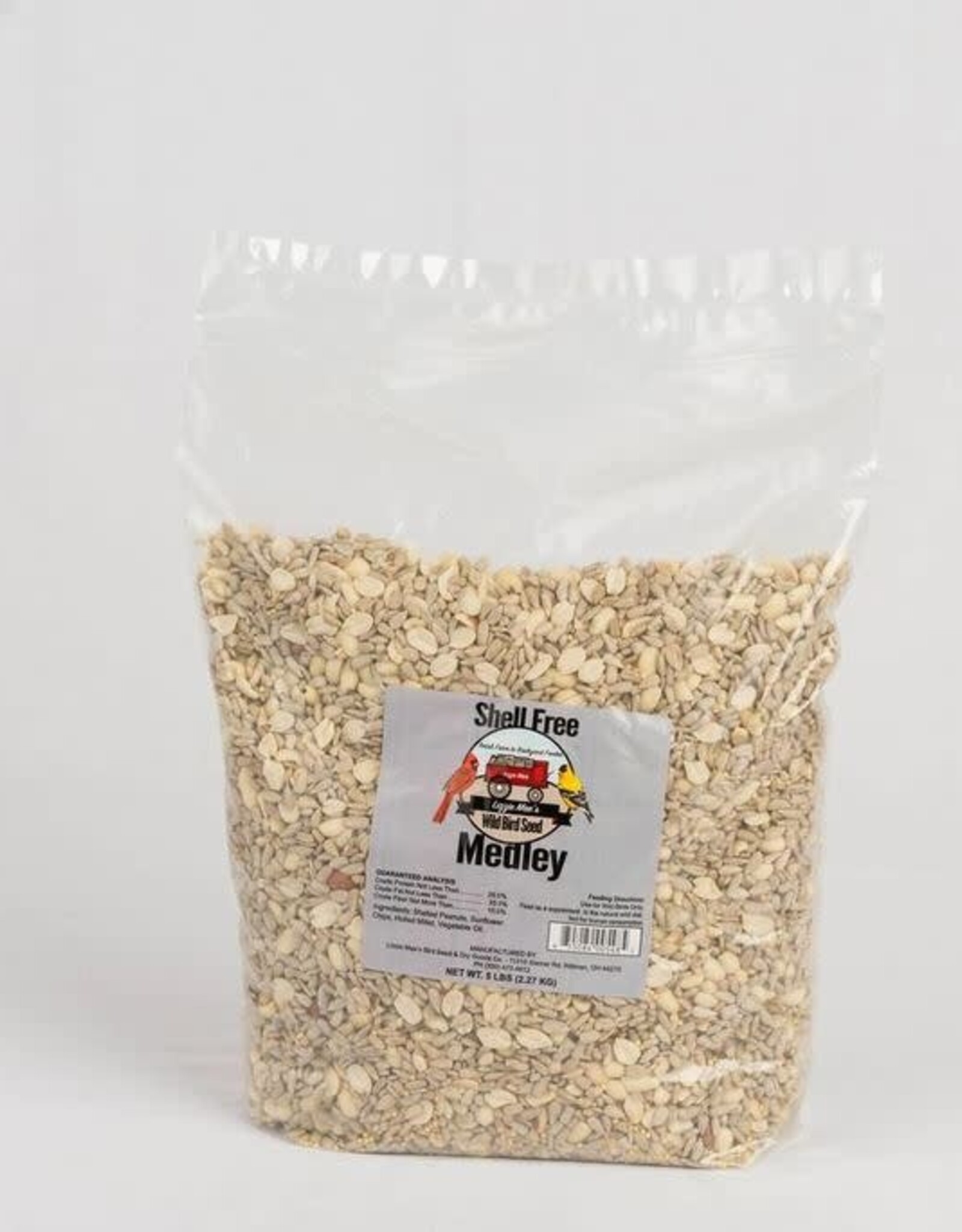 Lizzie Mae Lizzie Mae's Shell Free Medley Wild Bird Seed Blend - 5 lb