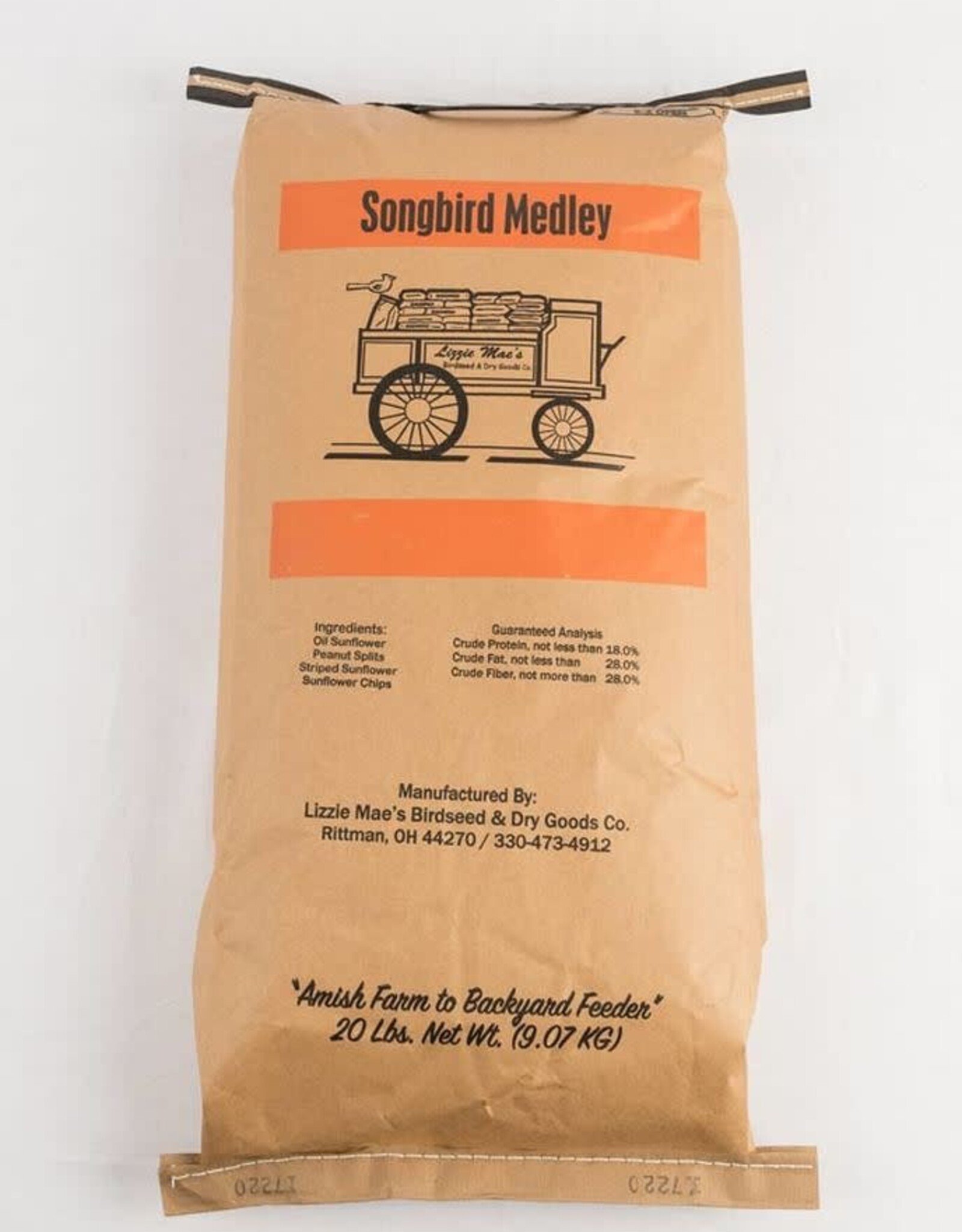 Lizzie Mae Lizzie Mae's Songbird Medley Wild Bird Seed Blend - 20 lb