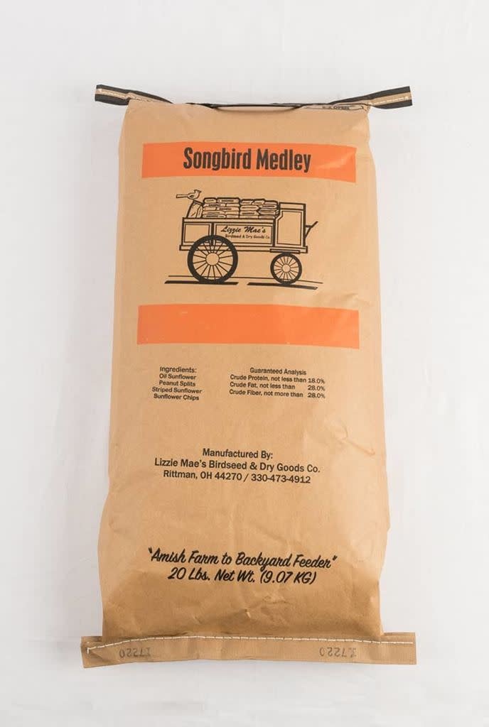 Lizzie Mae Lizzie Mae's Songbird Medley Wild Bird Seed Blend - 20 lb ...