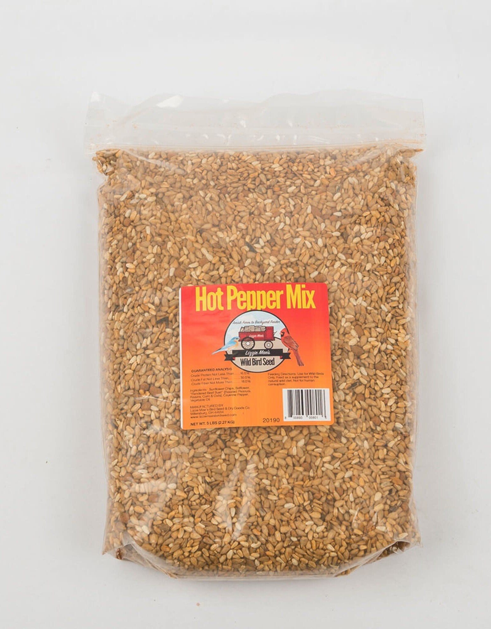 Lizzie Mae Lizzie Mae's Spicy Wild Bird Seed Blend - 5 lb