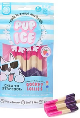 Ethical Pet Pup Ice Rocket Lollies Strawberry & Blueberry Dog Treat - Pack of 2