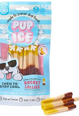 Ethical Pet Pup Ice Rocket Lollies Banana & Chocolate Dog Treat - Pack of 2