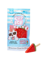Ethical Pet Pup Ice Fruity Lollies Watermelon Dog Treat - Pack of 3
