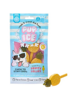 Ethical Pet Pup Ice Fruity Lollies Pineapple Dog Treat - Pack of 3