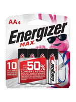 Energizer - MAX AA Batteries (4 Pack), Double A Alkaline Batteries