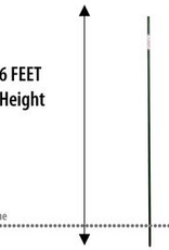 Panacea Panacea Heavy Duty Sturdy Metal Plant Support Stake - Green, 6 ft.