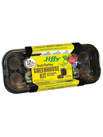 Jiffy Jiffy Windowsill Seed Starting Greenhouse with 12 Biodegradable 36mm Peat Pellets