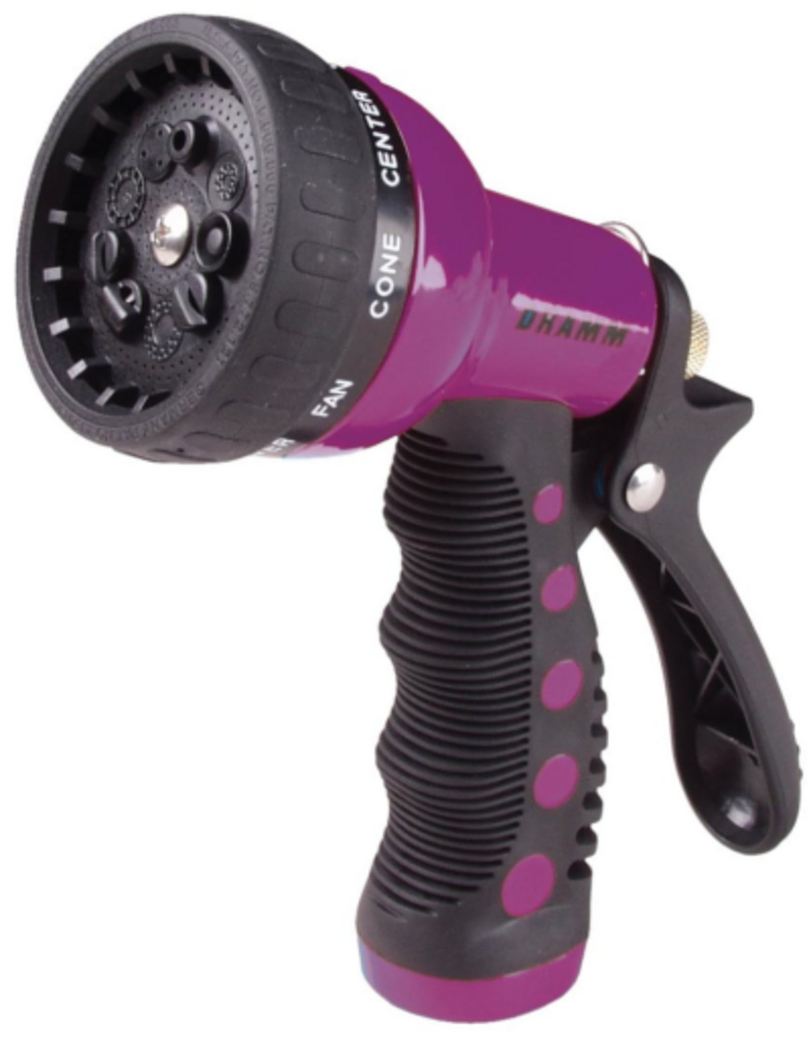 Dramm Heavy-Duty Metal 9-Pattern Nozzle, Berry