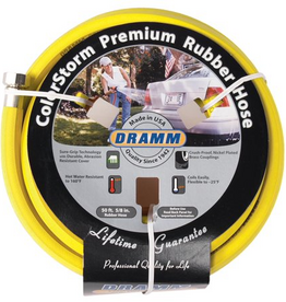 DRAMM ColorStorm Premium Rubber Hose Yellow 5/8", 50 ft