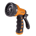 Dramm Heavy-Duty Metal 9-Pattern Nozzle, Orange
