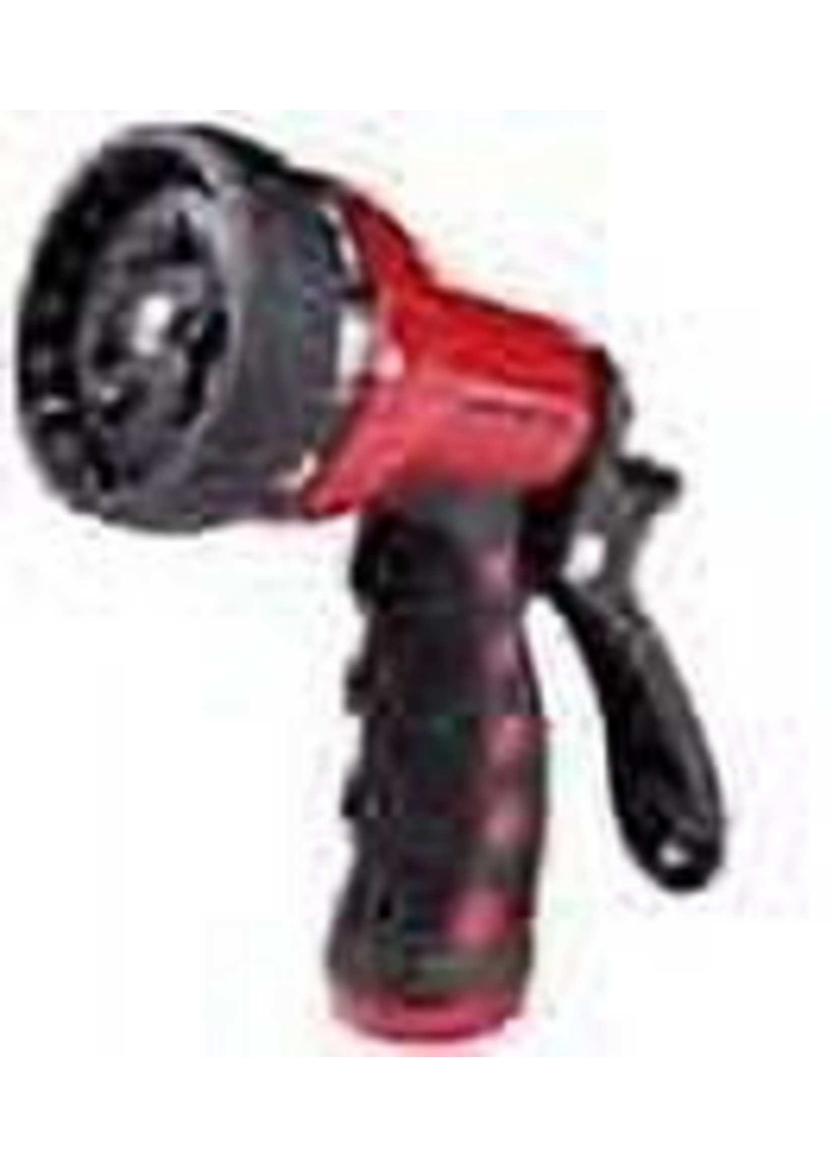 Dramm Heavy-Duty Metal 9-Pattern Nozzle, Red