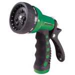 Dramm Heavy-Duty Metal 9-Pattern Nozzle, Green
