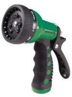 Dramm Heavy-Duty Metal 9-Pattern Nozzle, Green