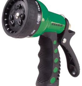 Dramm Heavy-Duty Metal 9-Pattern Nozzle, Green
