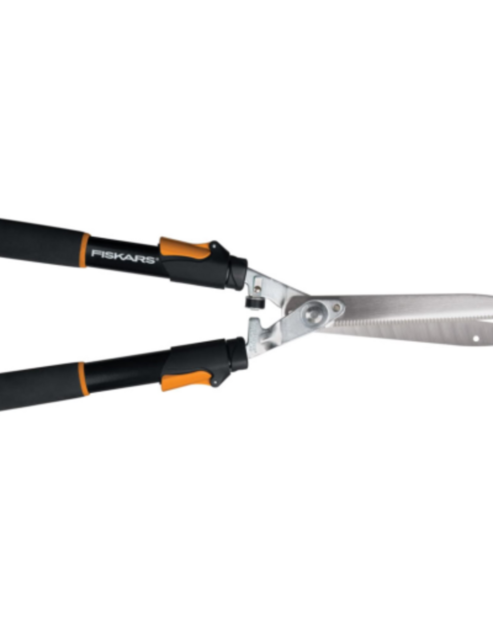 Fiskars Fiskars Extendable Hedge Shears  25-33  Power-Lever Steel Clippers  Black/Orange