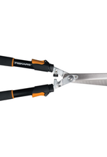Fiskars Fiskars Extendable Hedge Shears  25-33  Power-Lever Steel Clippers  Black/Orange