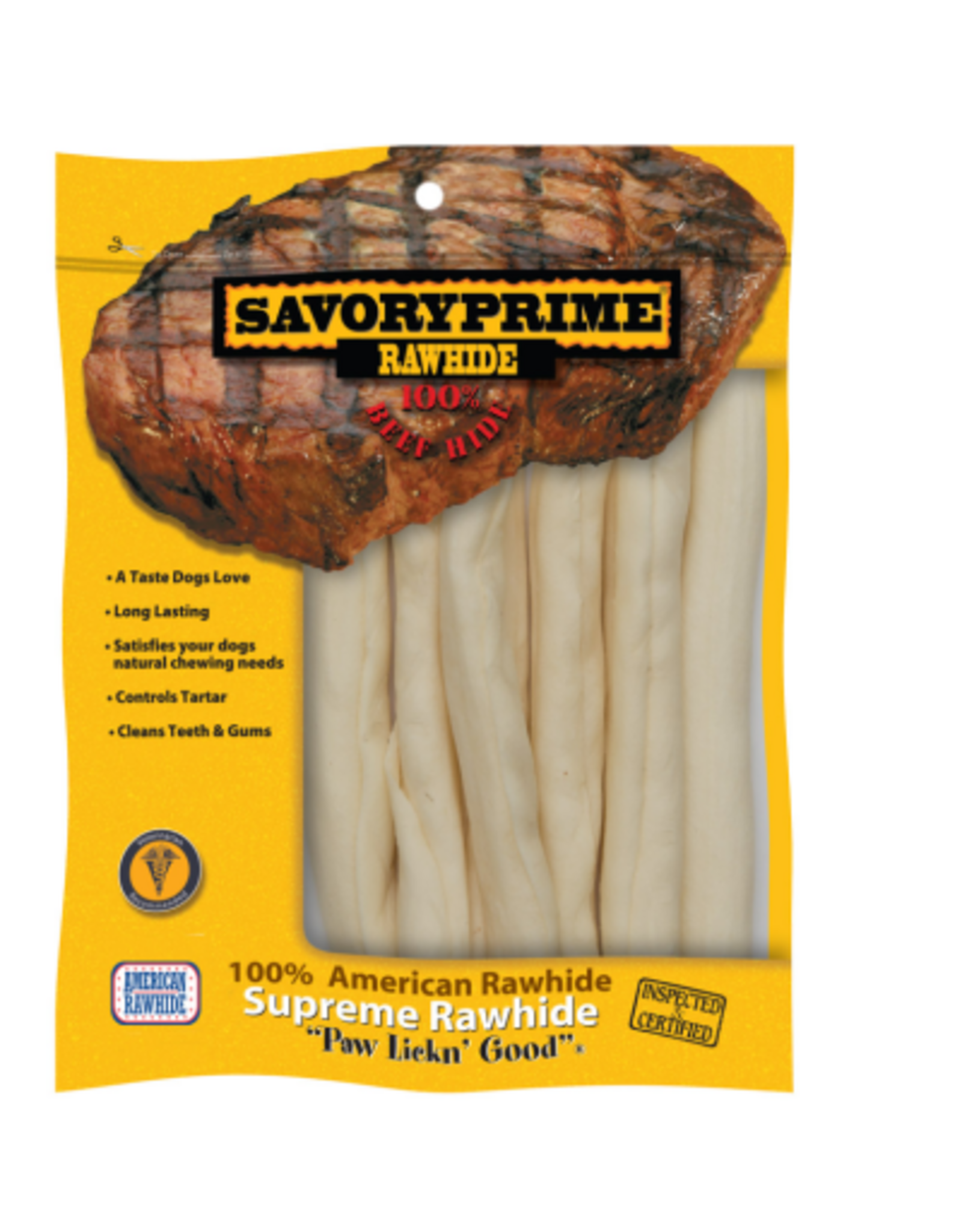 Savory Prime Mini Retriever Rolls Beef Dog Chews - 6-7 in. L, 7 Pack