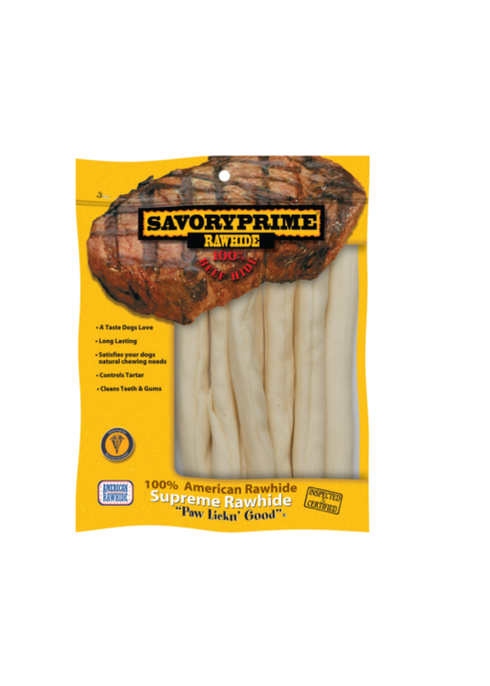 Savory Prime Mini Retriever Rolls Beef Dog Chews - 6-7 in. L, 7 Pack