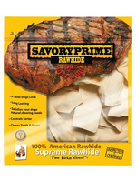 Savory Prime Rawhide Chips Natural Dog Chews - 6 in. L, 1 lb