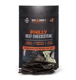 Mika & Sammy's Philly Beef Cheesesteak Jerky Dog Treats - 5 oz