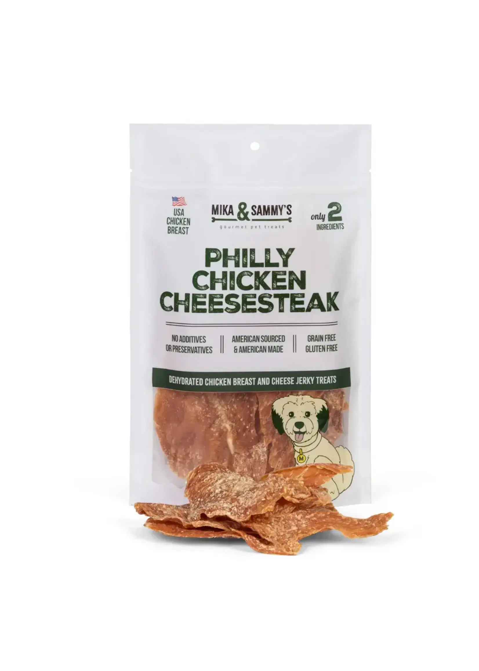 Mika & Sammy's Philly Chicken Cheesesteak Jerky Dog Treats - 5 oz