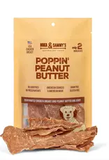 Mika & Sammy's Poppin’ Peanut Butter Jerky Dog Treats - 5 oz