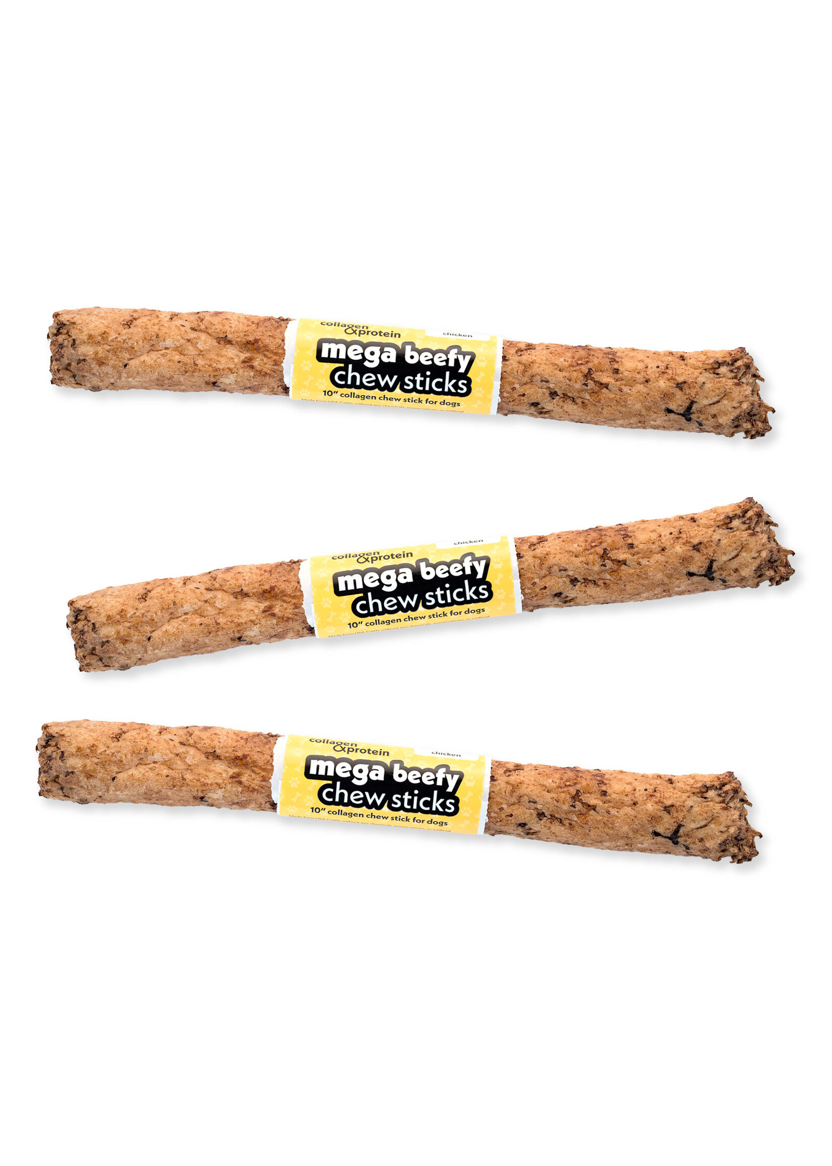 Frankly Mega Beefy Collagen Chew Stick - Chicken - 10"