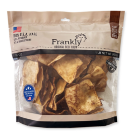 Frankly Beef Collagen Chew Chips - Peanut Butter - 1 lb