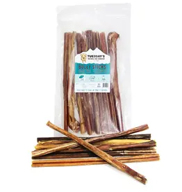 Tuesday's Natural Dog Company 12" Bully Sticks Odor Free - 16 oz