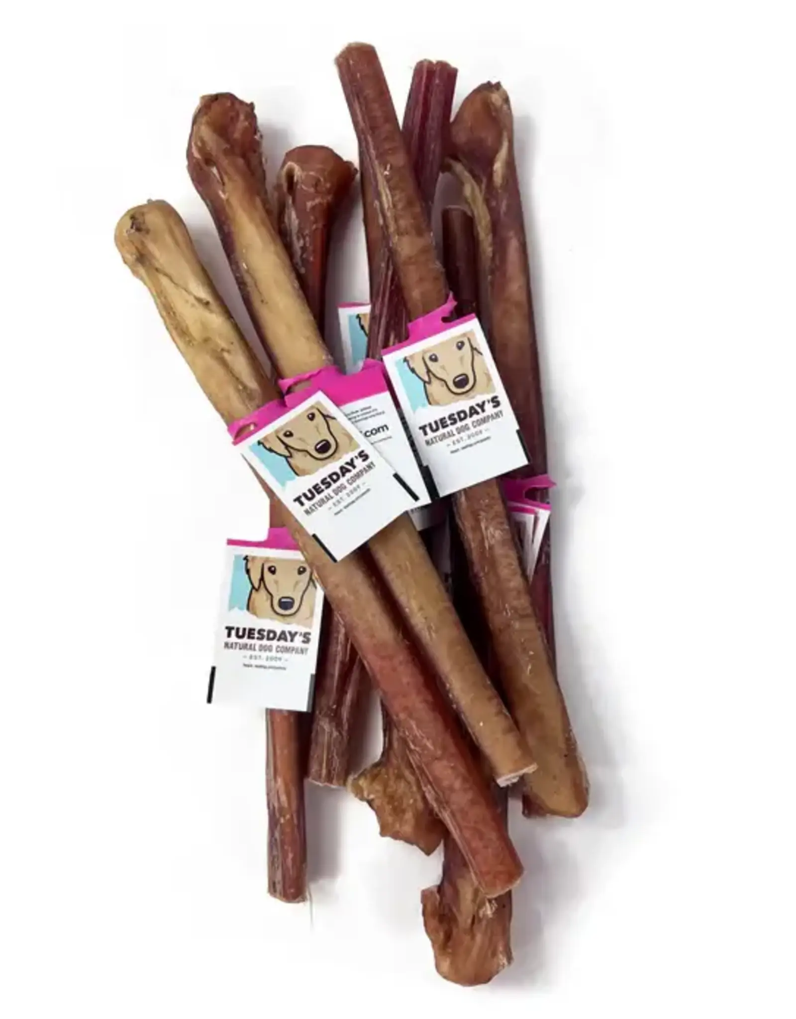 Tuesday's Natural Dog Company 12" Jumbo Bully Stick - Odor Free