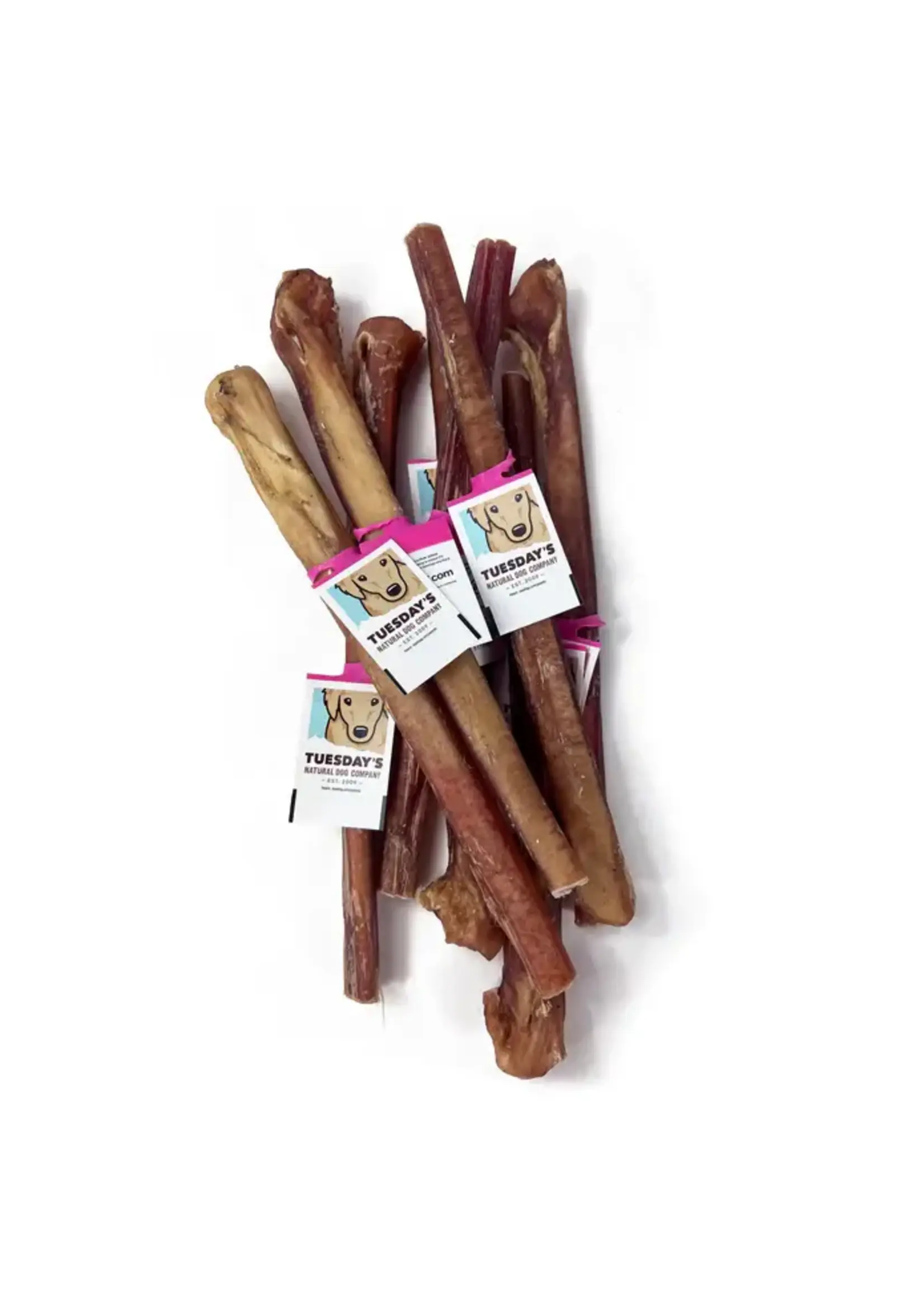 Tuesday's Natural Dog Company Jumbo Bully Stick Odor Free - 12" | Single