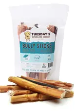 Tuesday's Natural Dog Company 6" Bully Sticks Odor Free - 8 oz