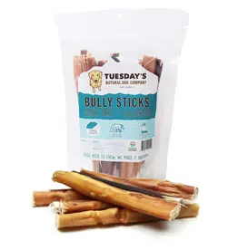Tuesday's Natural Dog Company 6" Bully Sticks Odor Free - 8 oz
