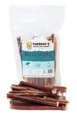 Tuesday's Natural Dog Company 6" Bully Sticks Odor Free - 16 oz