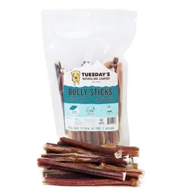 Tuesday's Natural Dog Company 6" Bully Sticks Odor Free - 16 oz