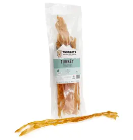Tuesday's Natural Dog Company Turkey Tendons 4 oz