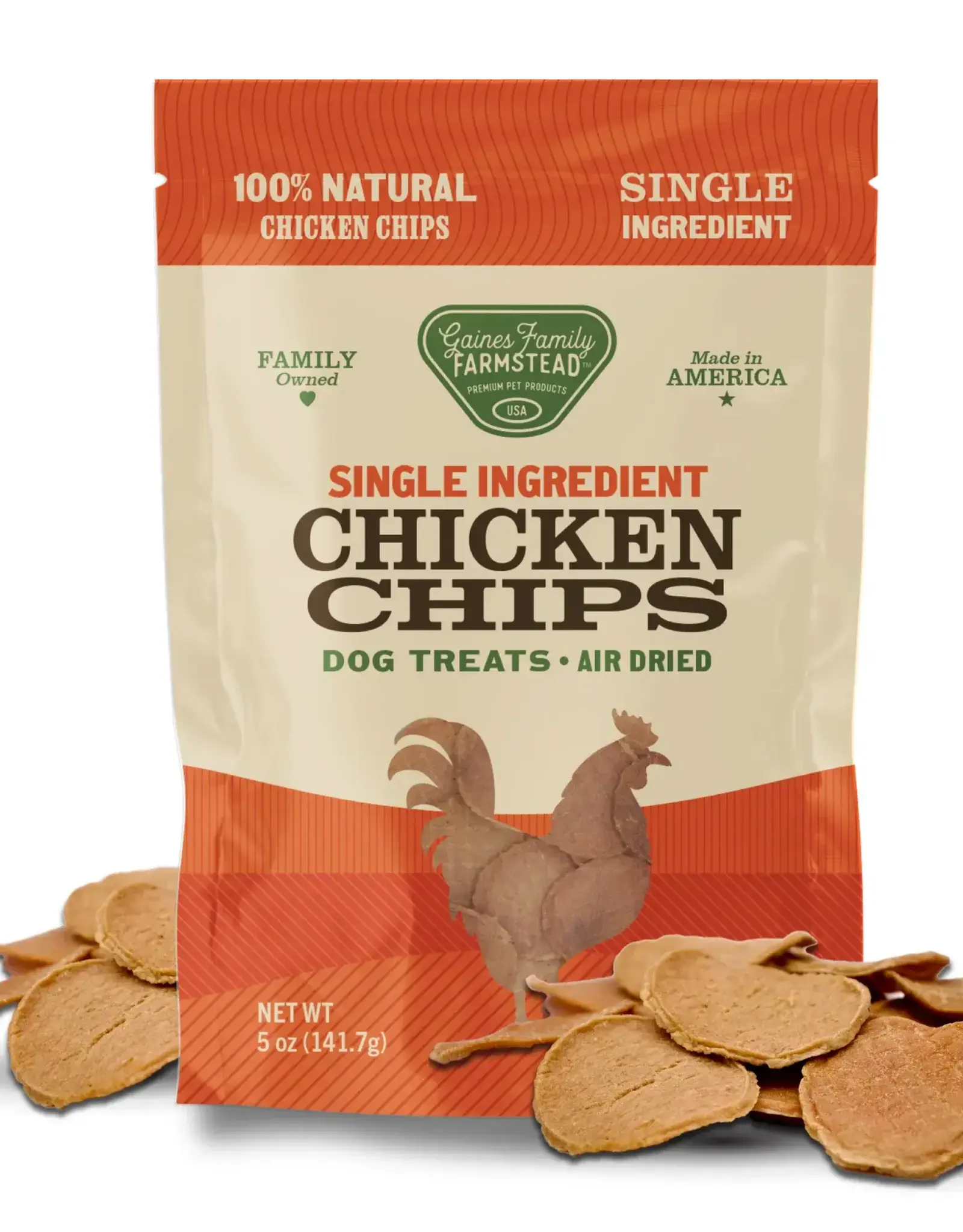 Gaines Family Farmstead Chicken Chips Dog Treats - 5 oz