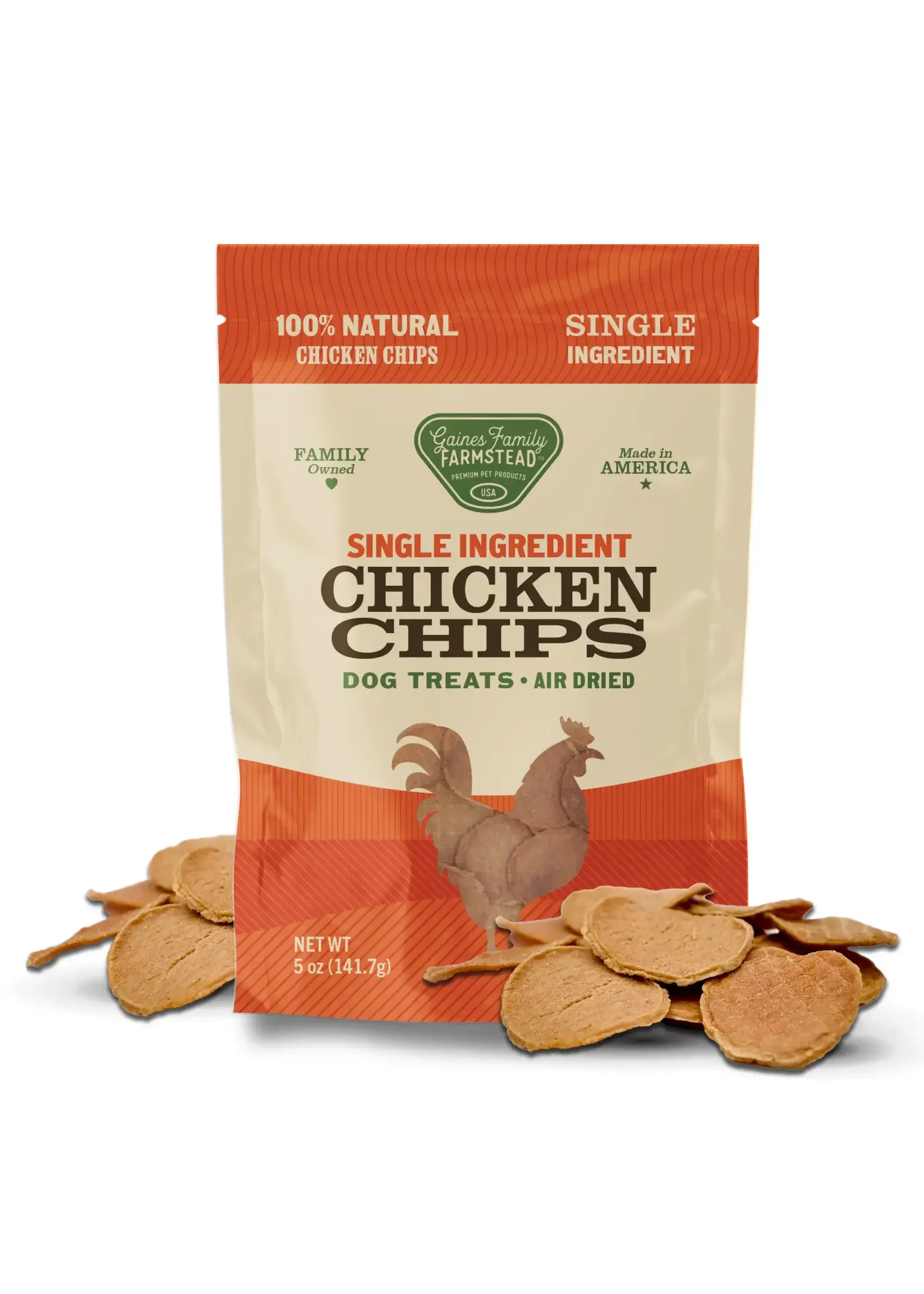 Gaines Family Farmstead Chicken Chips Dog Treats - 5 oz