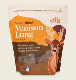 OTIS DOG WILD THINGS VENISON LUNG FILETS - 4 OZ